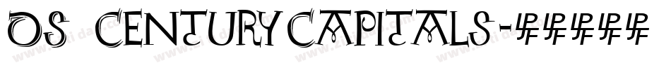 DS CenturyCapitals字体转换